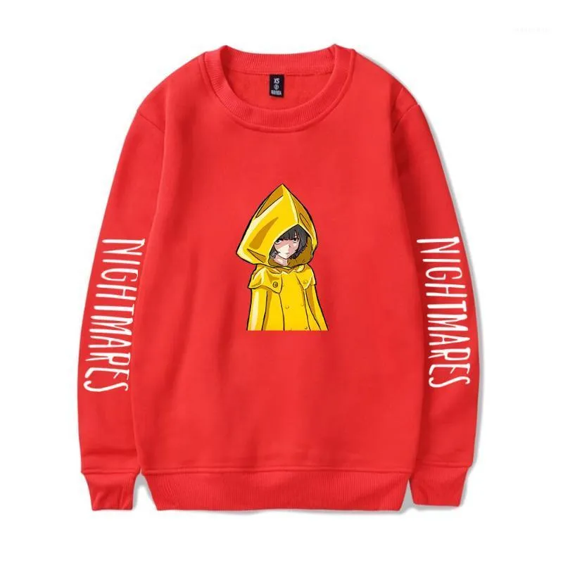 Felpe con cappuccio da uomo Felpe Little Nightmares Felpa unisex O-Collo Tuta da donna/uomo Capispalla Harajuku Streetwear Moda Taglie forti C