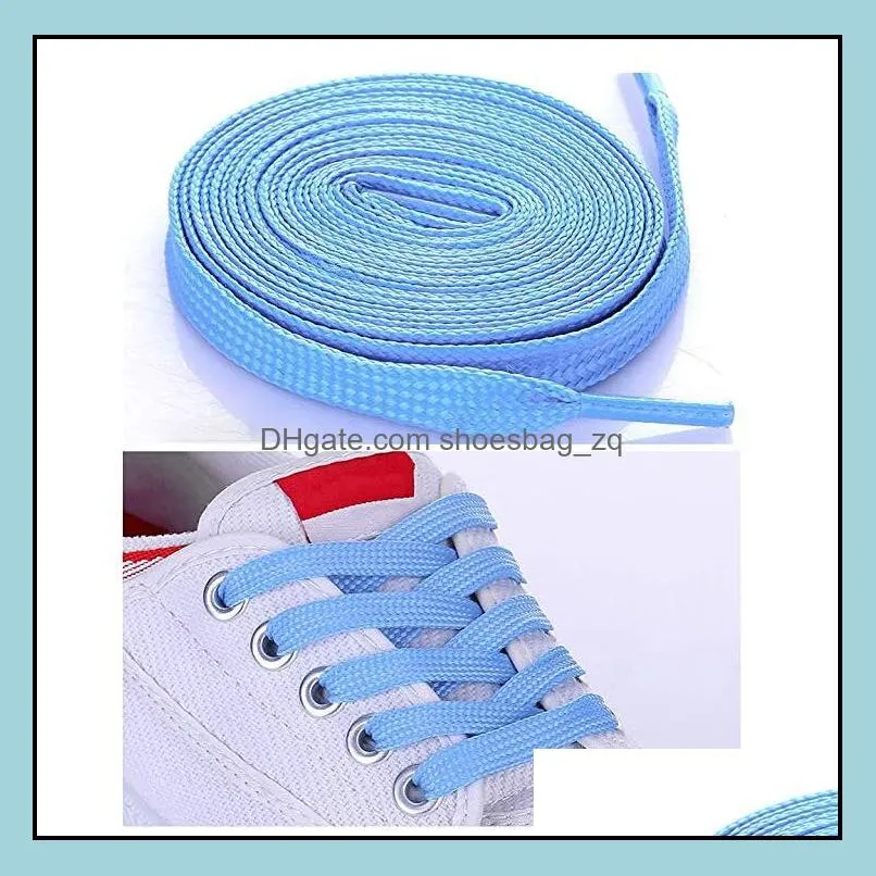 Luminous Shoelace Flat Shoe Laces Glow In The Dark Night Colorful Fluorescent Light Up Sport Shoelaces Adults Kids Christmas Day Party