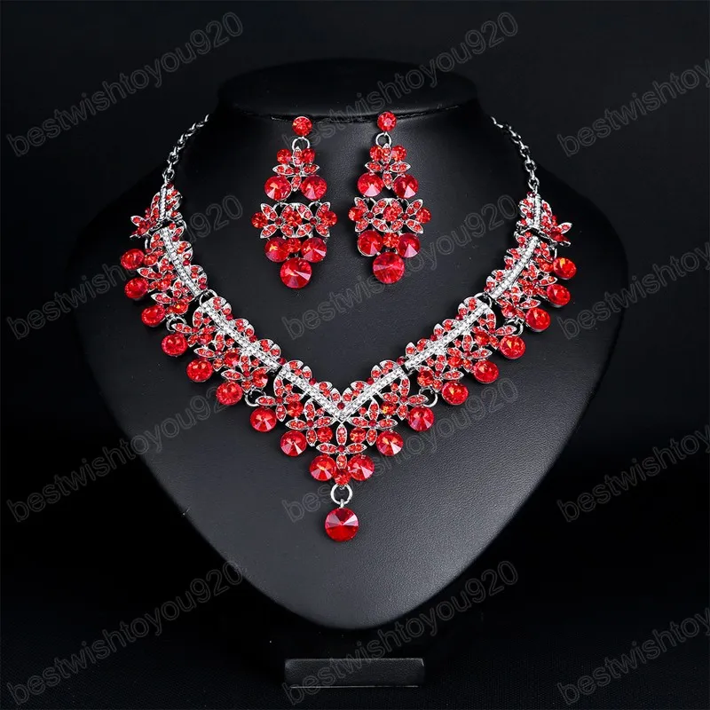 Set Di Collana E Orecchini Con Perle E Cristalli, Perle Bianche O - Foto 7