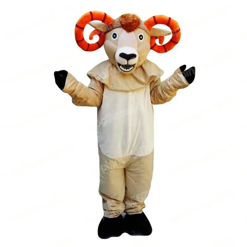 Performance mignon mouton mascotte Costumes Halloween noël dessin animé personnage tenues costume publicité carnaval unisexe adultes tenue