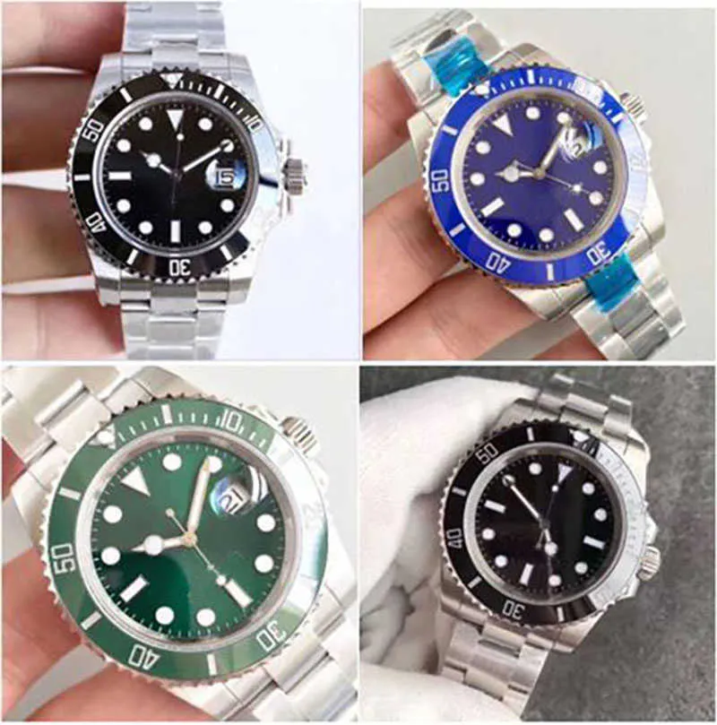 Business Watches Designer Watches Steel 124060 Automatisk mekanisk svart Dial Sapphire Glass Ceramic Watches Rostfria armbandsur 41mm 116610 X47T6