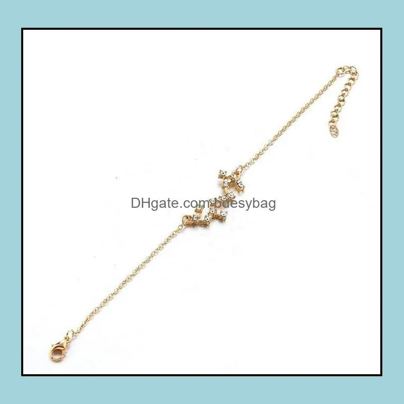 12 Horoscope Zircon Zodiac Signs Bracelet Gold Silver Constellations Bracelet For Women Jewelry with Gift Cards wholesale