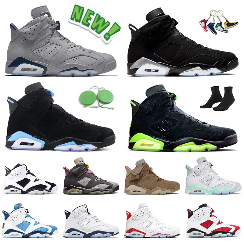 6 6s Georgetown Jumpman Basketballschuhe Größe US 13 Metallic Silver Mint Foam Red Oreo Herren Damen British Khaki UNC Bordeaux Trainer Sport