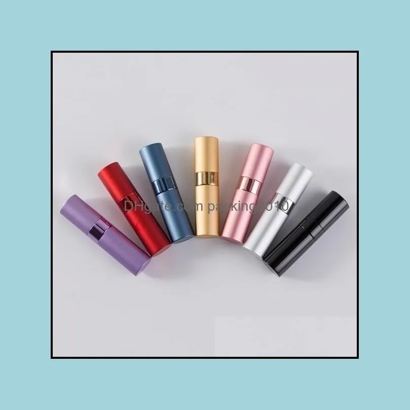 Twist Up Perfume Atomizer - 8ml Empty Spray Perfume Bottle for Traveling with Your Favorite Perfume or Essential Oils