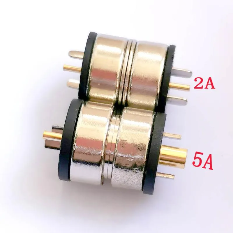 Round Magnetic Pogo Pin Connector