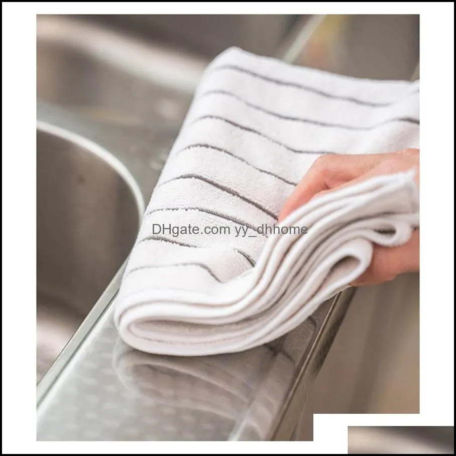 Thickened towel cleaning cloth double-sided absorbent household kitchen contains Xinjiang cotton