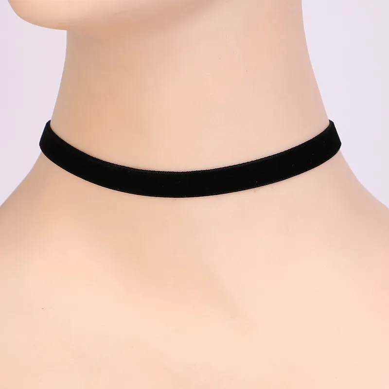 17Colors Punk Gothic Velvet Choker Necklace Jewelry Tattoo Necklaces Women Chocker Collares Mujer Collier Femme Bijoux Valentine's Day Gift