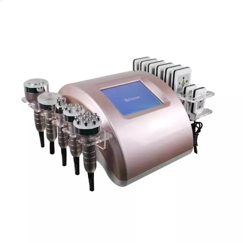 6 in 1 40k ultrasone cavitatie afslank machine RF vacuüm gewichtsverlies lichaamsschoonheid salon apparatuur