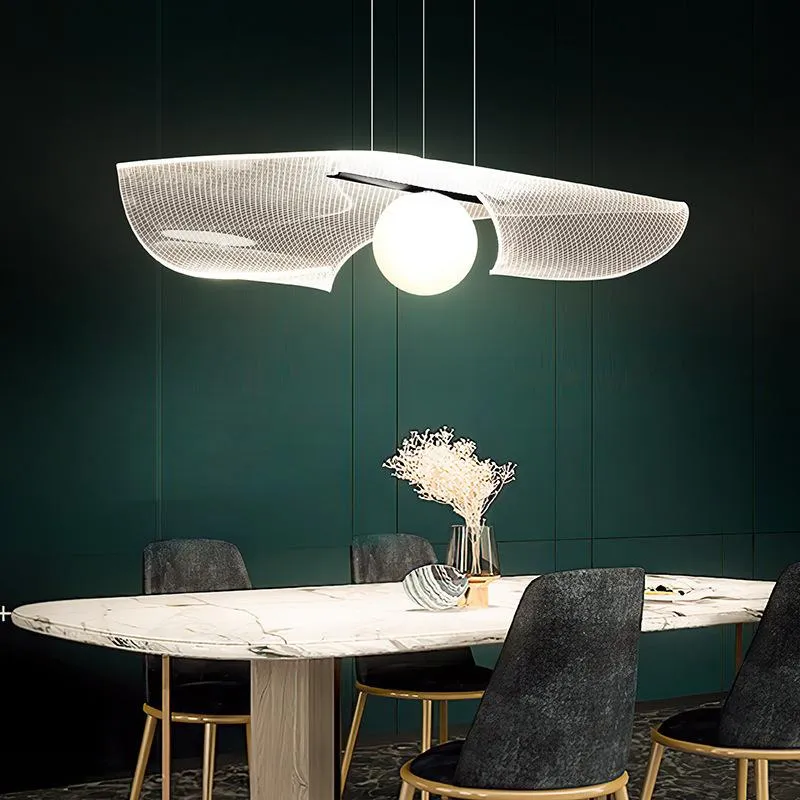 Pendant Lamps Creative Nordic Bedroom LED Chandelier Restaurant Lamp Simple Modern Atmosphere Warm And Romantic Master Study