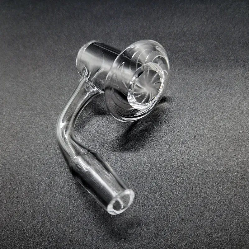 Seamless Fully Weld Quartz Banger Hookahs Accessories Beveled Edge Blender Nails Approx 20mm OD 10mm 14mm 18mm Male For Prevent Oil Splashing Glass Bong Water Pipe