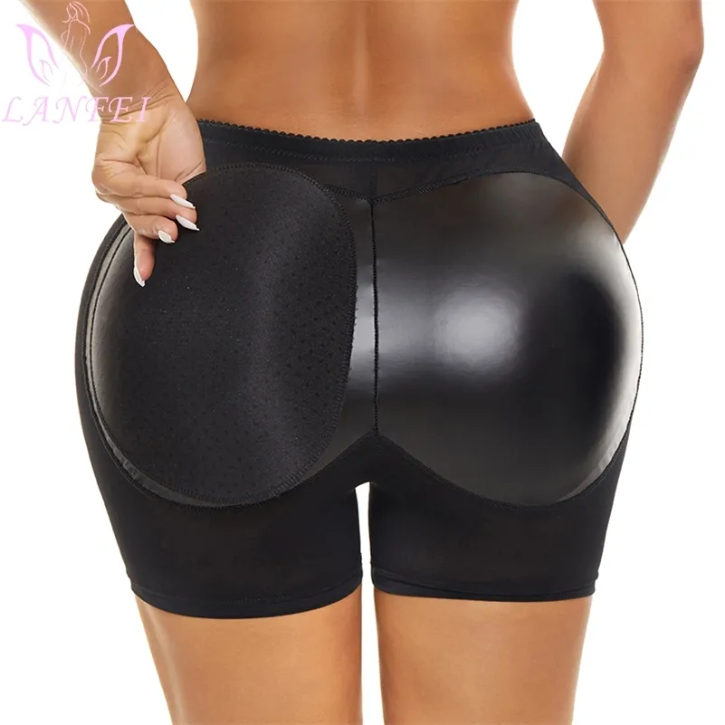 LANFEI Women Body Shaper Butt Lifter Control Panties Midel Waist Hip Enhancer Push Up Big Fake Ass Sexy Mesh Body Shapewear 220801