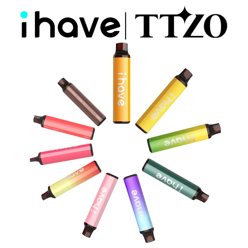 ihave ttzo 3000パフバー10色10フレーバー電子タバコ使い捨て電子タバコ1350mahバッテリー8mlタバコタール塗りつぶされたベイプポータブル蒸気電子タバコ