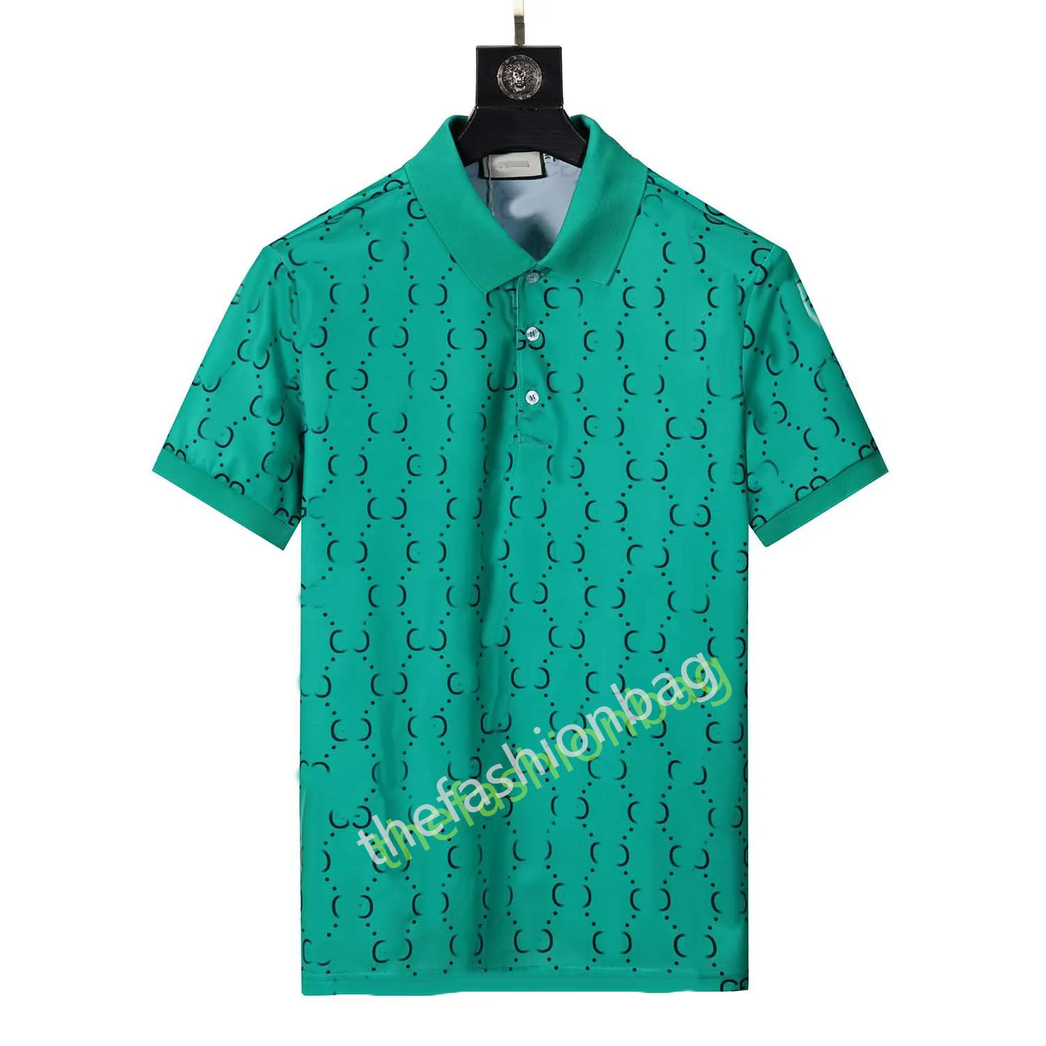 Hochwertige Designer-Poloshirts für Herren, luxuriöse Freizeit-T-Shirts mit Schlangen- und Bienenbuchstaben, bestickt, modisch, für die Straße, M-3XL