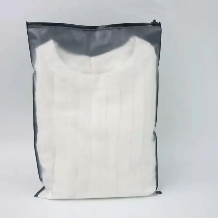Maßgeschneiderte bedruckte Unterwäsche aus mattiertem Zip-Lock-Beutel, Kleidung, die Plastiktüten mit Logo verpackt