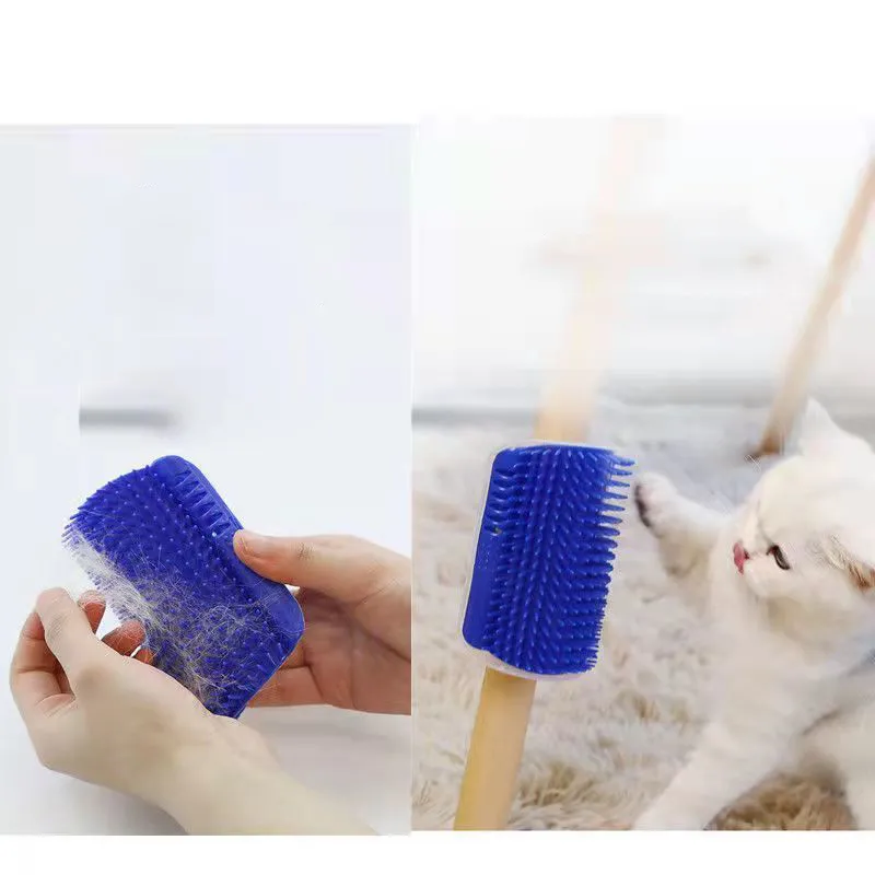 Bolsa OPP, dispositivo para frotar el cabello con esquina explosiva para mascotas, cepillo de masaje para gatos, peine para rascar