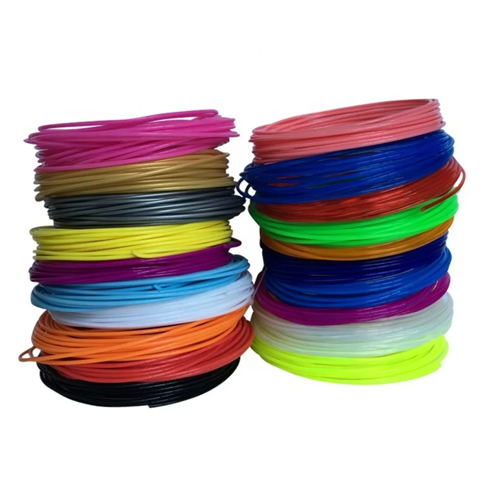 Fournitures scolaires de bureau d'usine 1.75mm PLA 3D imprimante impression stylo Filament recharge 3M bricolage art artisanat outil accessoires