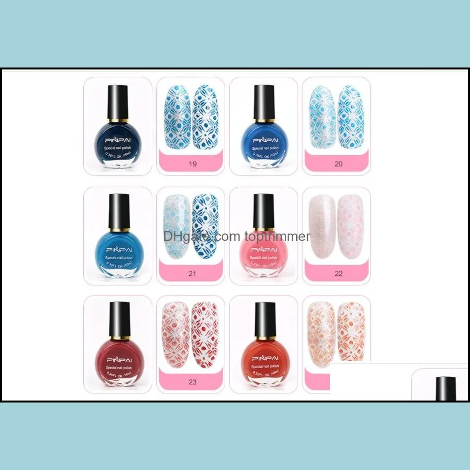 new fashion special nail polish 26 color optional for nails art stamping print 10ml