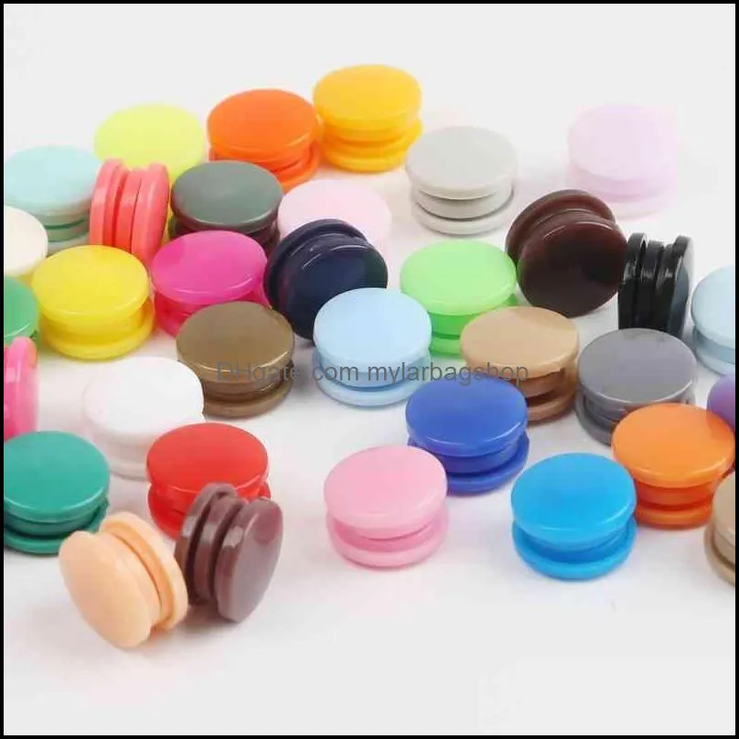 400sets round plastic snaps button fasteners kam t5 12mm garment accsori for baby cloth clips quilt cover sheet button