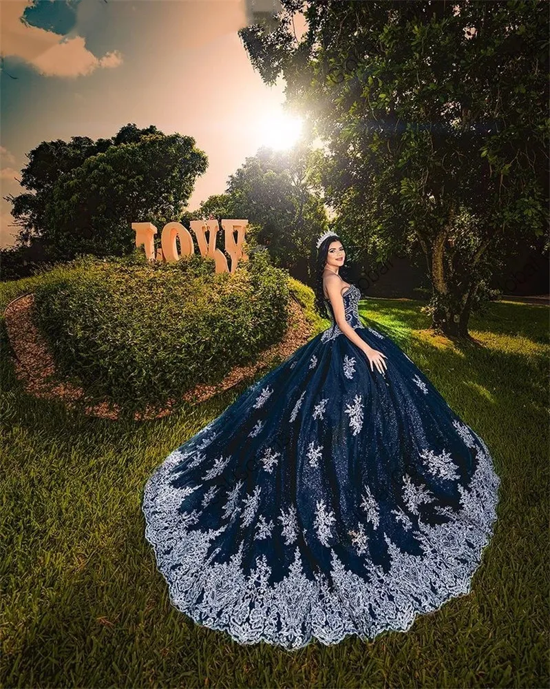 الفاخرة الحبيب quinceanera اللباس مطرز الكرة ثوب الأميرة الحلو 16 مهرجان حفلة عيد vestidos دي 15 Años 2022