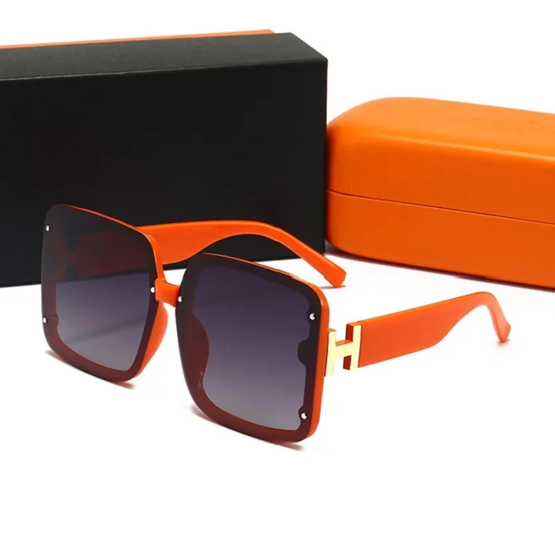 H Tasarımcı Güneş Gözlüğü Yüksek Kalite Kadın Erkek Boy Güneş Gözlüğü Moda Bayan Güneş Gözlükleri UV400 Lens Unisex Kutusu Ile