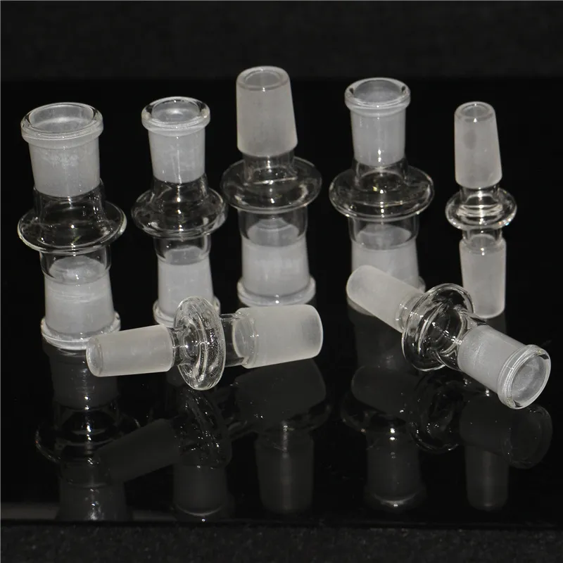 10 Style Smoking Accessories 14mm 18mm glass adapter female to male adapter grinding mouth adaptor converter for water pipes slide bowls