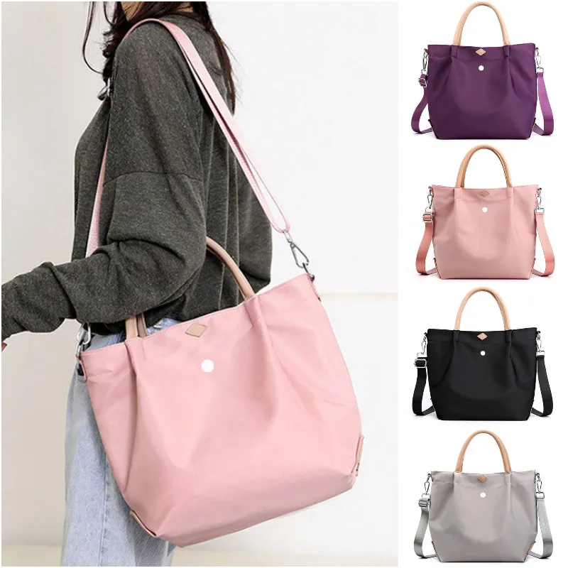 Ll 8658 bolsas de ginástica femininas, bolsa de ombro mensageiro de corpo cruzado, bolsa de viagem para meninas, mochila casual para exercícios