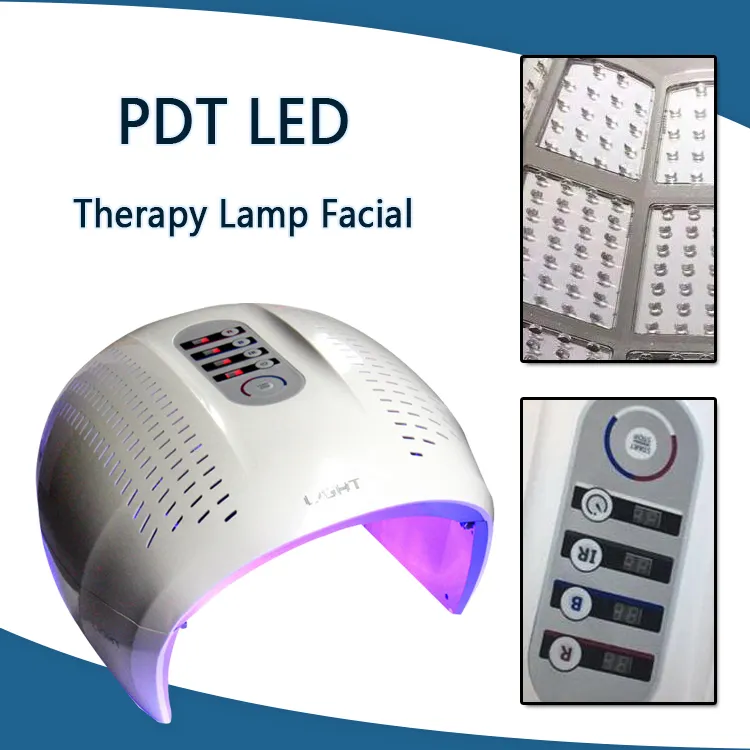 PDT LED PHOTON LICHT THERAPIE LAMP GEZICHT BODY BODAAD SPA PDT MASK MASK SPICLE Draai Acne Wrinkle Remover Apparaat Salonapparatuur