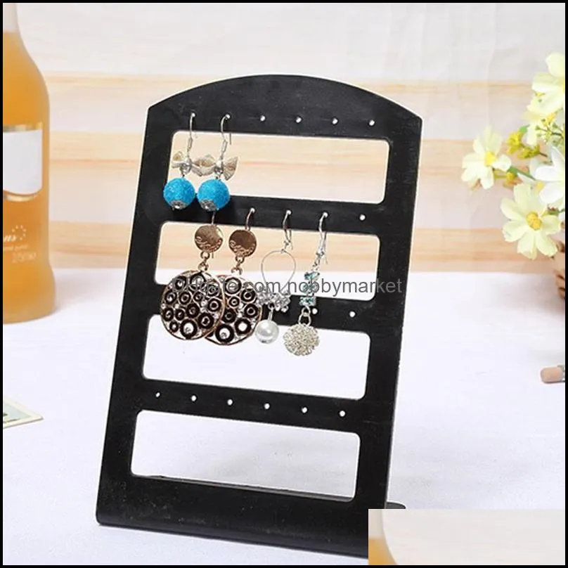 Jewelry Pouches, Bags 24/48 Holes Earrings Display Stand Holder Rack Chic Acrylic Organizer