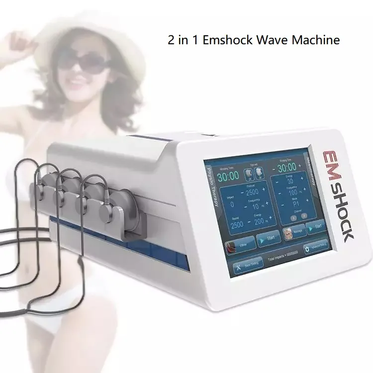 Physical EMShockwave Therapy Machine Relieve Muscle Pain Physical Beauty Equipment Shock Wave Physiotherapy Device ED Treatment And Bone Healing Clinic Use