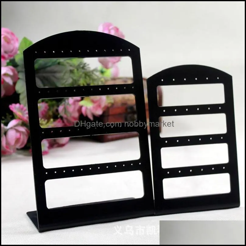 Jewelry Pouches, Bags 24/48 Holes Earrings Display Stand Holder Rack Chic Acrylic Organizer