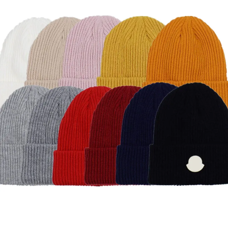 Bonnet tricoté laine chapeau froid mode couple populaire hommes et femmes casquette