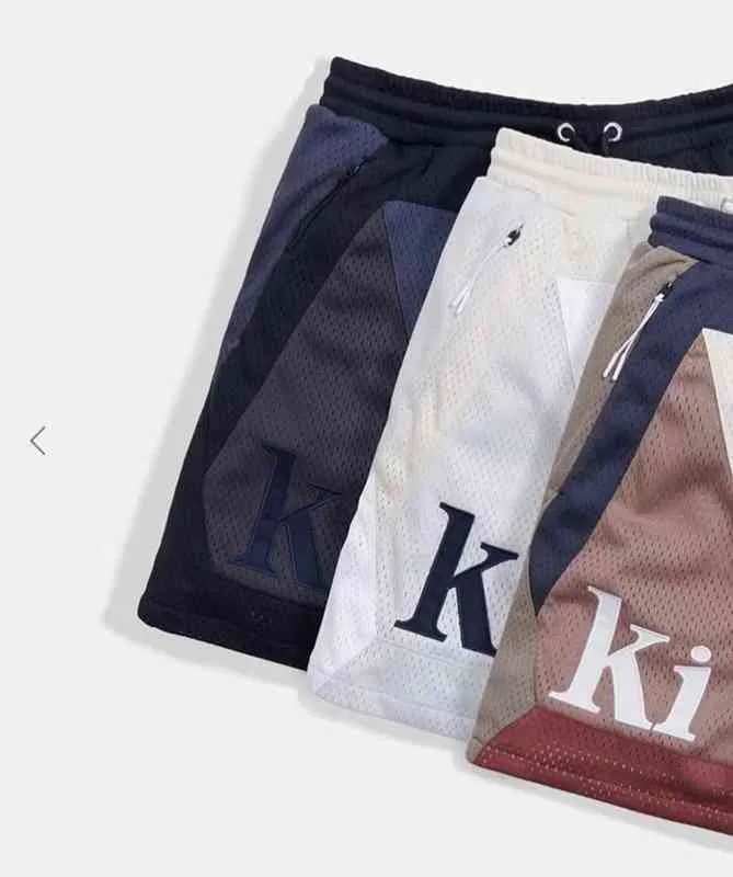 Mens Double Layer Mesh Running Shorts - Kith Turbo Style, Quick