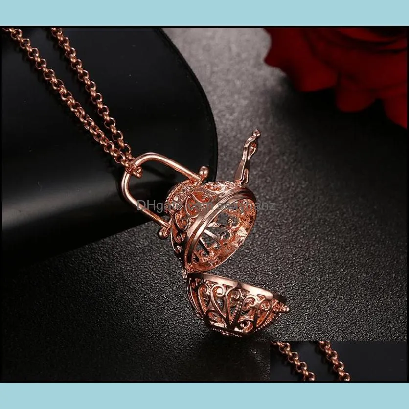 HOT Sale Aromatherapy Diffuser Necklaces Essential Oils Diffuser Necklace Fashion New Locket Pendants Necklace 5 Colors Free SHip