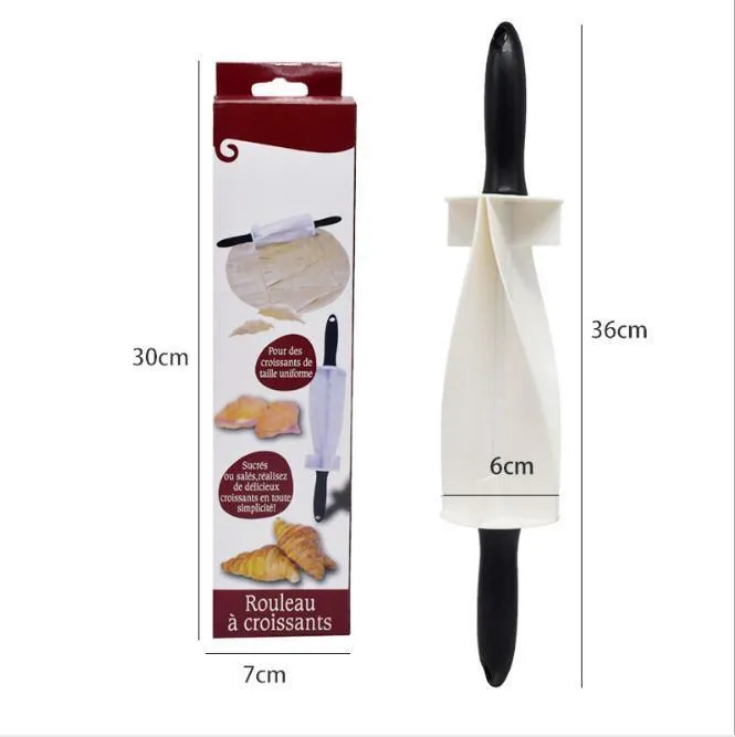 Croissant Rolling Pin Handwork DIY Croissant Mold Tumble Baking Tool Multi-function Kitchen Fruit Vegetable Tools HA1469