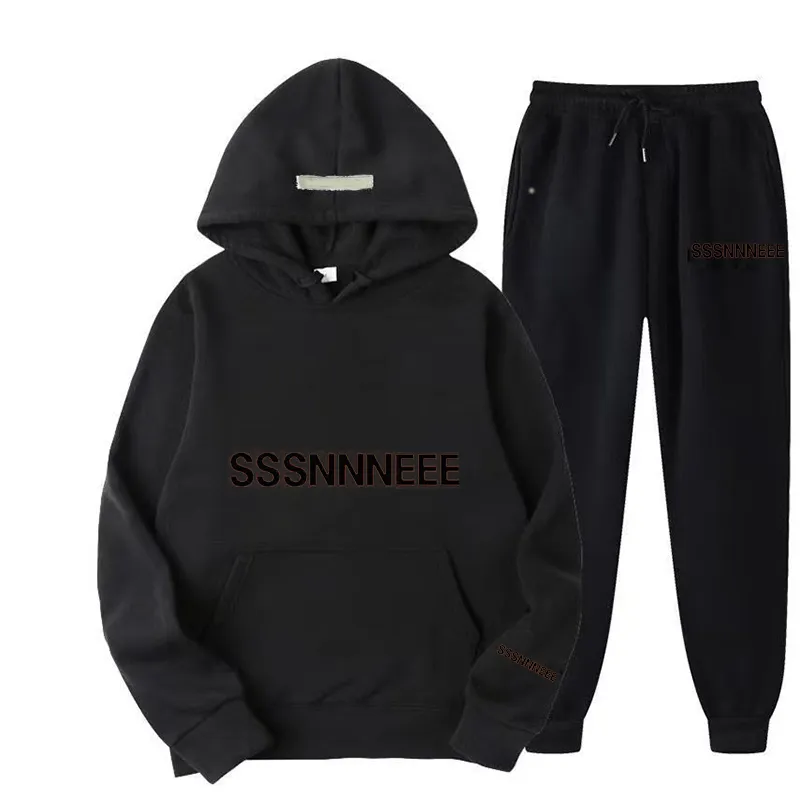 Men's set women tracksuit sets mens Sport Sweater Hoodies tracksuits two piece set sweatshirts suits sweat suit 3D Letters Printed weat pants sweatsuits S-3XL