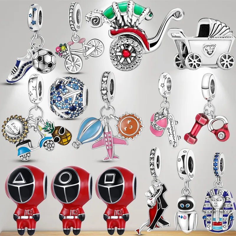 European Sports Bead Pandora Travel Charms Set For Car Motorcycle Bicycle And Necklace Jewelry 925 Bracelet Charters In Original Box From Lyypandora 5.51 DHgate.Com
