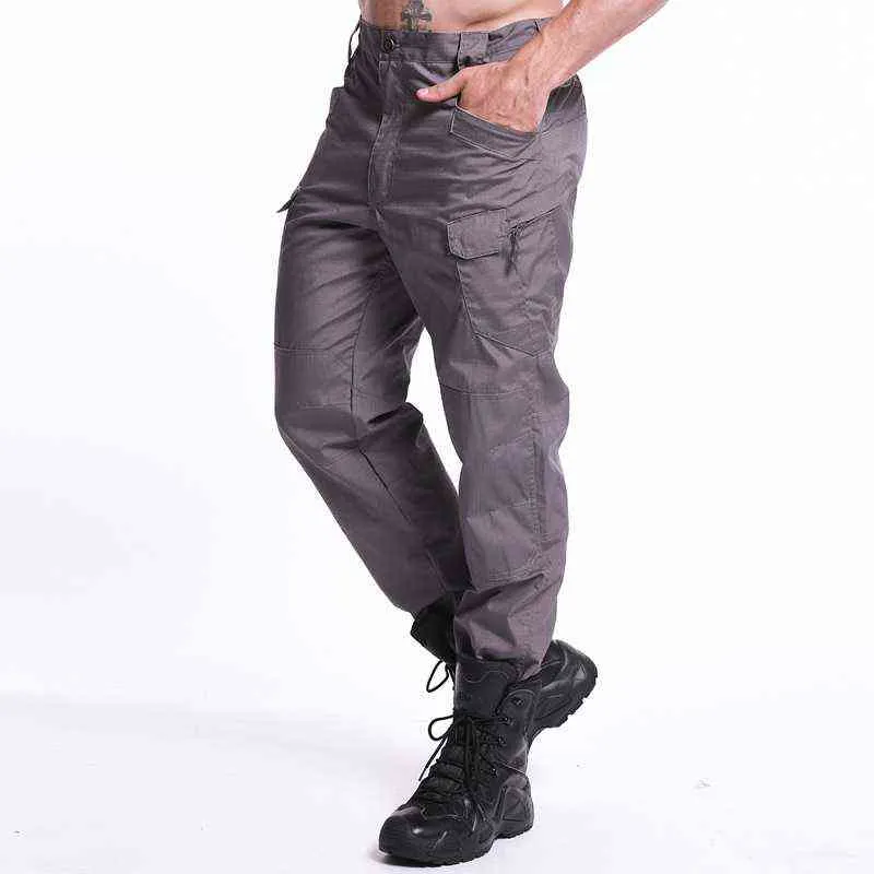 Hommes militaire tactique coton pantalon CP Camouflage voyage SWAT armée Cargo noir pantalon décontracté EDC poches soldat Combat pantalon L220706