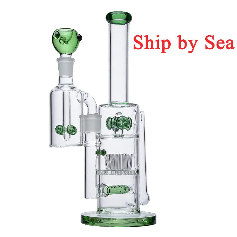 18mm Femelle Joint Narguilés En Ligne Perc Heady Tuyaux D'eau Champignon Croix Percolateur Bongs En Verre Avec Cendrier Et Bol