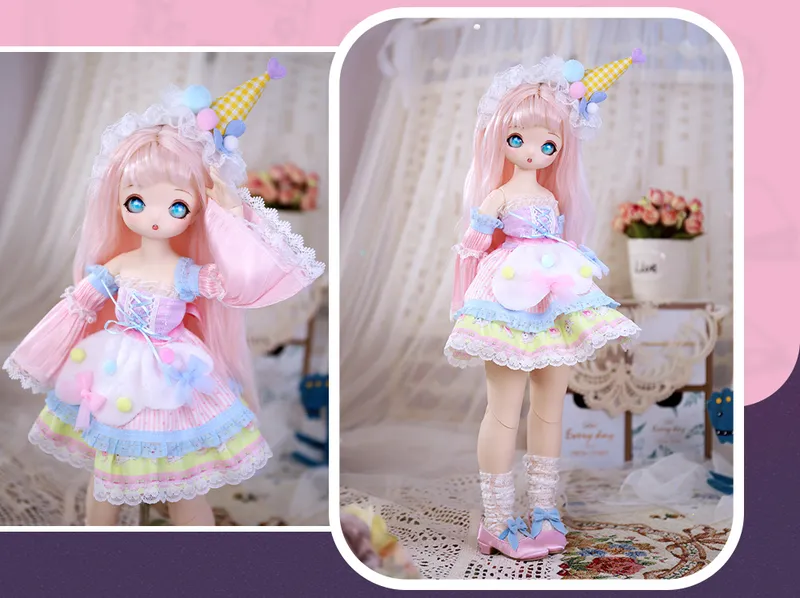 Dream Fairy 1/4 BJD Anime Style 16 Polegadas Doll Junta De Bola Conjunto  Completo, Incluindo Roupas De Roupas Kawaii Para Meninas MSD 220505 De  $398,02