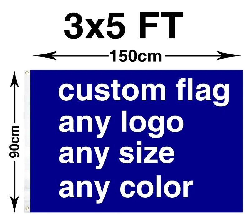 Pirate Custom 90x150cm Dubbel sömnad med 2 grommets Banner Flying Polyester Advertising Flag för dekoration 220616