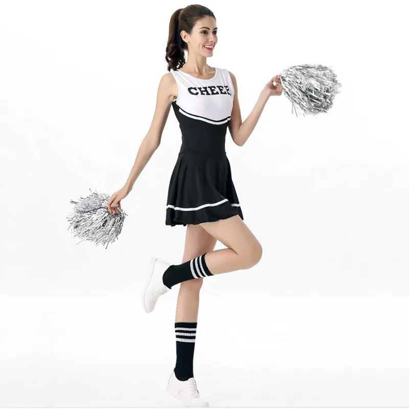 テーマ衣装セクシーなチアリーディングガール制服高校チアグリー女性
