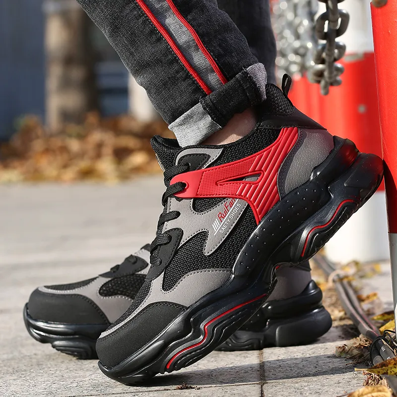 Indestructible ryder shoe steel deals toe air safety shoe