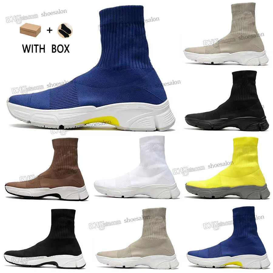 Avec box Designer chaussettes Chaussures vitesse 3.0 TRACHERS BOOTS SÉRIE FEMMES NEakers vitesses Portables de conception de chaussures de sport Paniers chaussettes