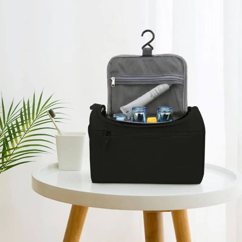 Cosmetische tassen kisten mannen wasstas vrouwen reizen functionele hangende rits make -up case organizer opslagzak toiletmeermake -up pouchcosmetic