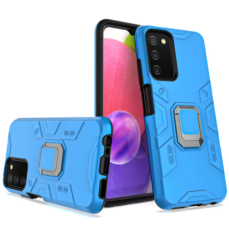 Casos de telefone celular para TCL 20 XE OnePlus Nord N20 5G portador de carro magnético para Samsung Galaxy S22 Ultra A03S A02S A13 Metro com tampa de armadura híbrida de kickstand D1