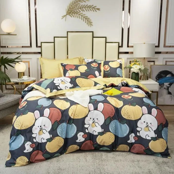 Bedding define um conjunto de quatro peças de seda lavada