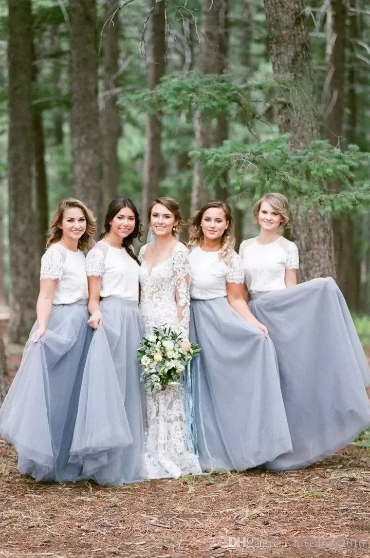 princess polly baby blue dress Lace Corset Bridal Gown, Light Blue Bridesmaid... From Babydress126,  $123.66
