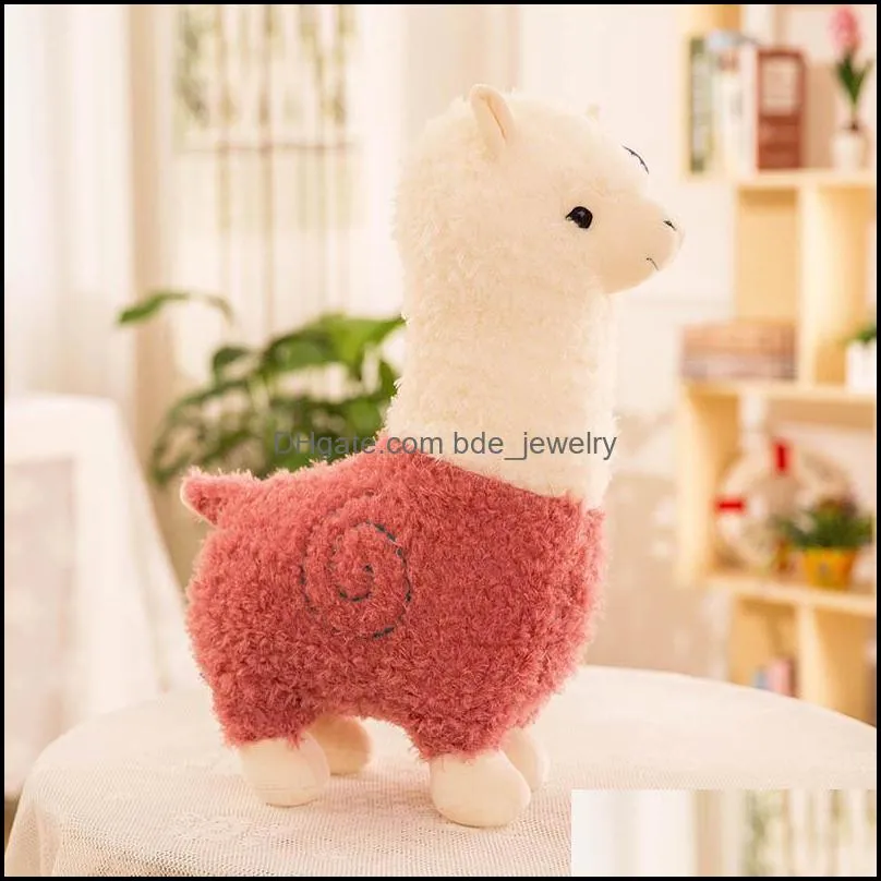 stuffed animal 28cm/11 inches alpaca soft plush toys kawaii cute for kids christmas present 6 colors