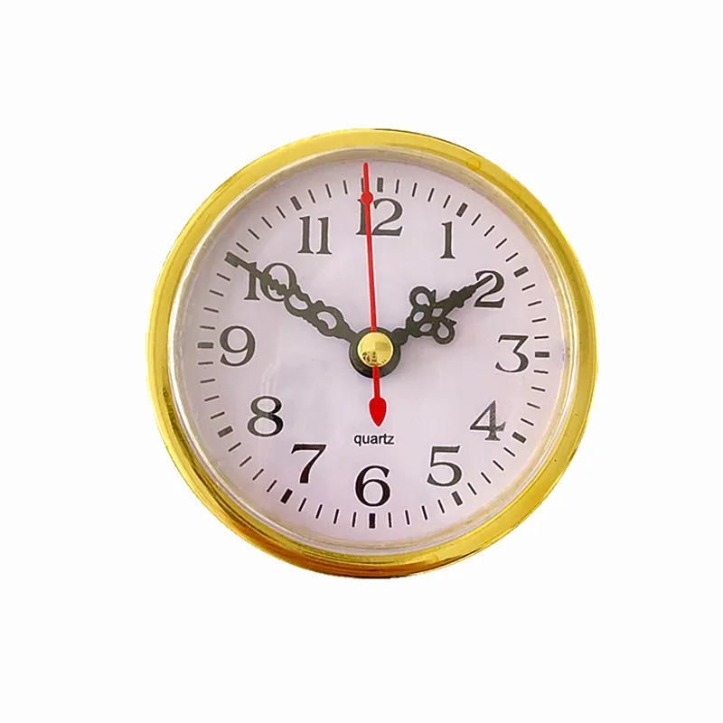 5 Pieces Round 80MM Quartz Insert Clock WITH Arabic Numerals Built - in DIY Desk Clock Be Gift Repair Parts