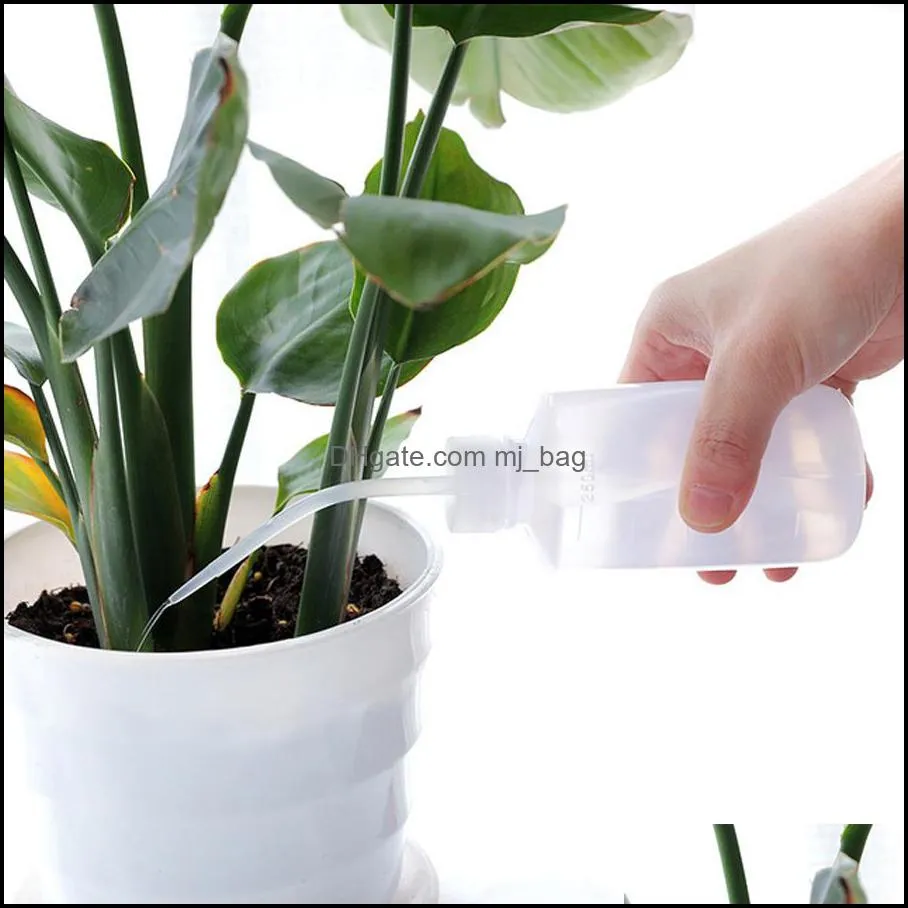 plant squeeze bottle with long nozzle water beak pouring kettle 500ml large capacity succulents flower special watering bottles dh0781-1